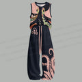 Unisex Octopus Loose Tank Top Set