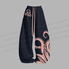 Unisex Octopus Loose Tank Top Set