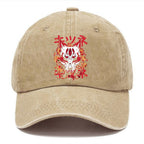 Japanese Kitsune Mask Washed Cap