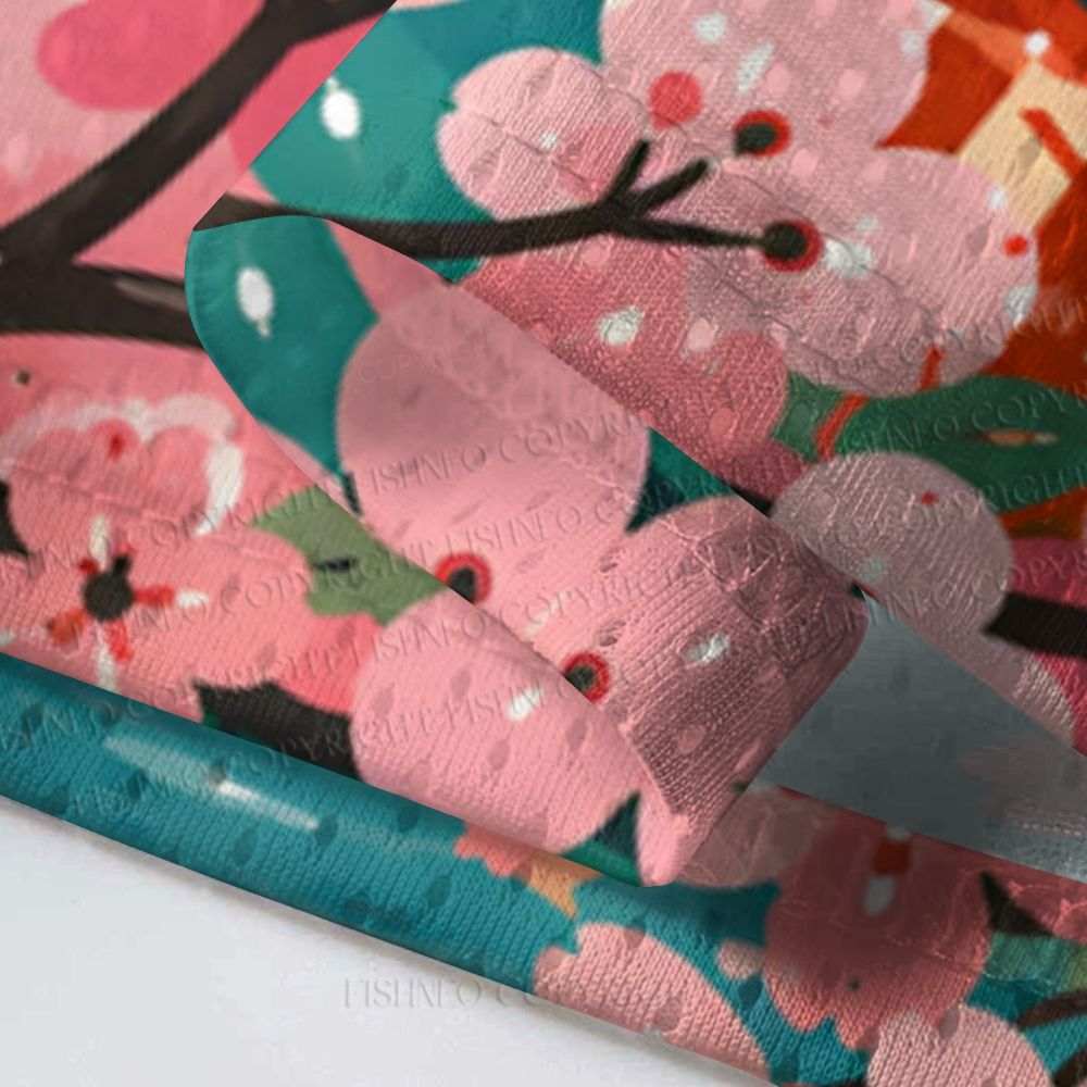 Japanese Sakura Mount Fuji Jersey Shirts