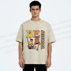 Unisex The Sesame Street Be Yourself Printed Washed Tee