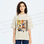 Unisex The Sesame Street Be Yourself Printed Washed Tee