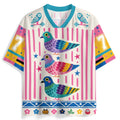 Three Birds Printed Jersey Shirts