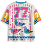 Three Birds Printed Jersey Shirts