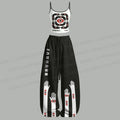 Bauhaus Black Arms And Red Eyes Top & Elasticated Trousers Two-Piece Set