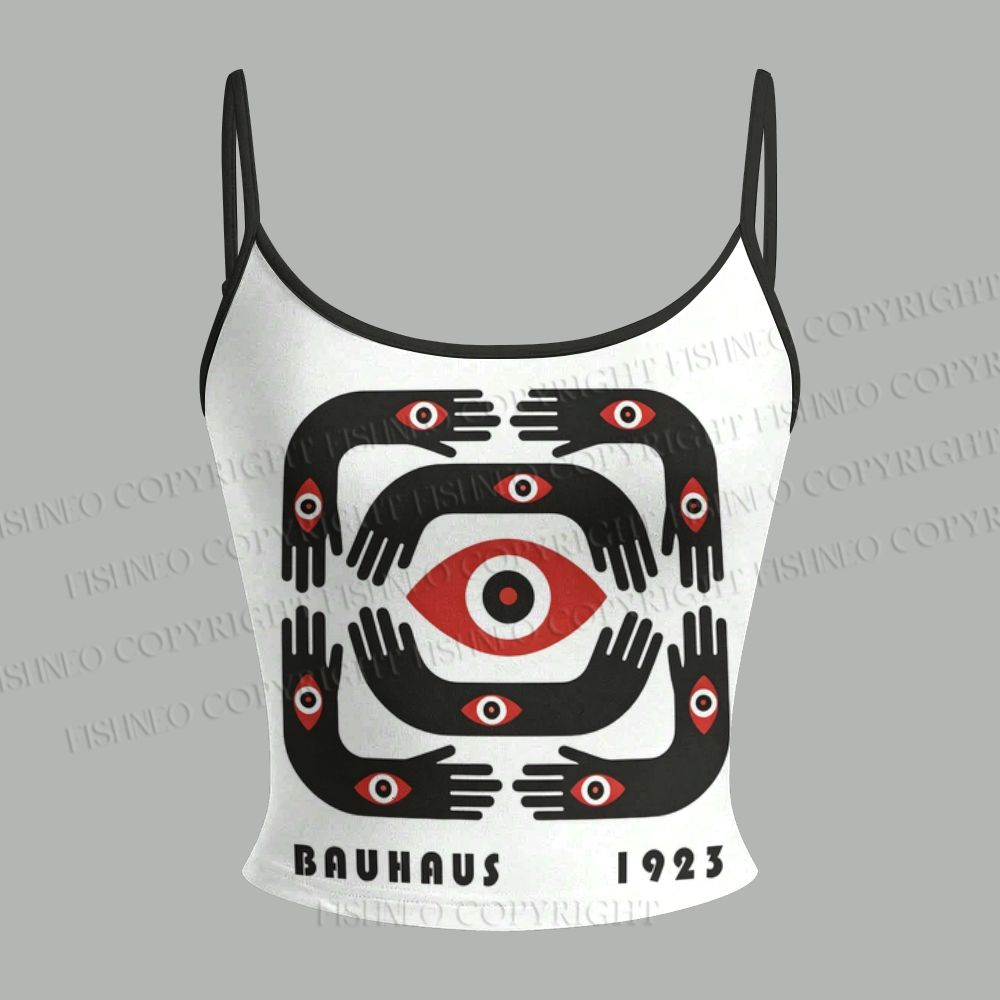 Bauhaus Black Arms And Red Eyes Top & Elasticated Trousers Two-Piece Set