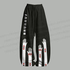 Bauhaus Black Arms And Red Eyes Top & Elasticated Trousers Two-Piece Set