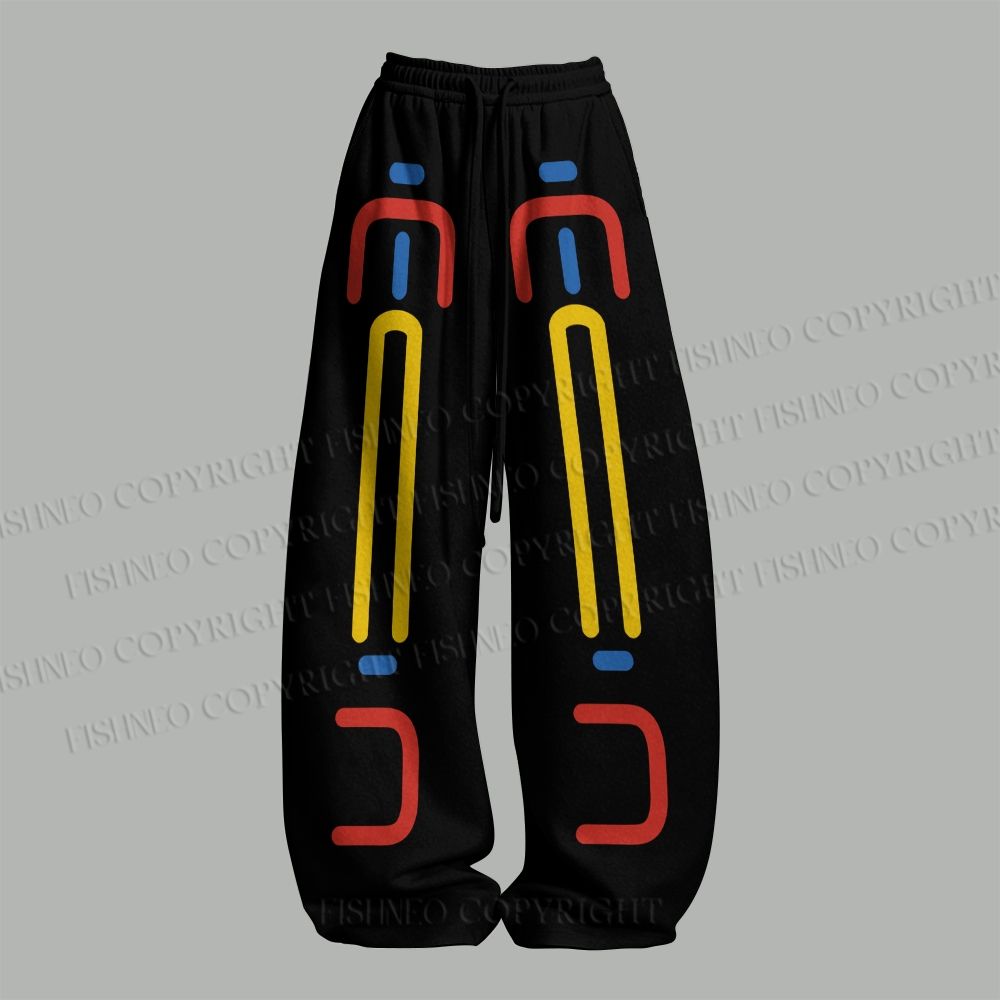 Bauhaus Bicycle Top & Elasticated Trousers Two-Piece Set