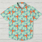 Frogs On The Lotus Leaf Hawaiian Shirt