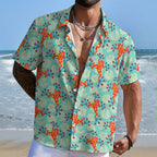 Frogs On The Lotus Leaf Hawaiian Shirt