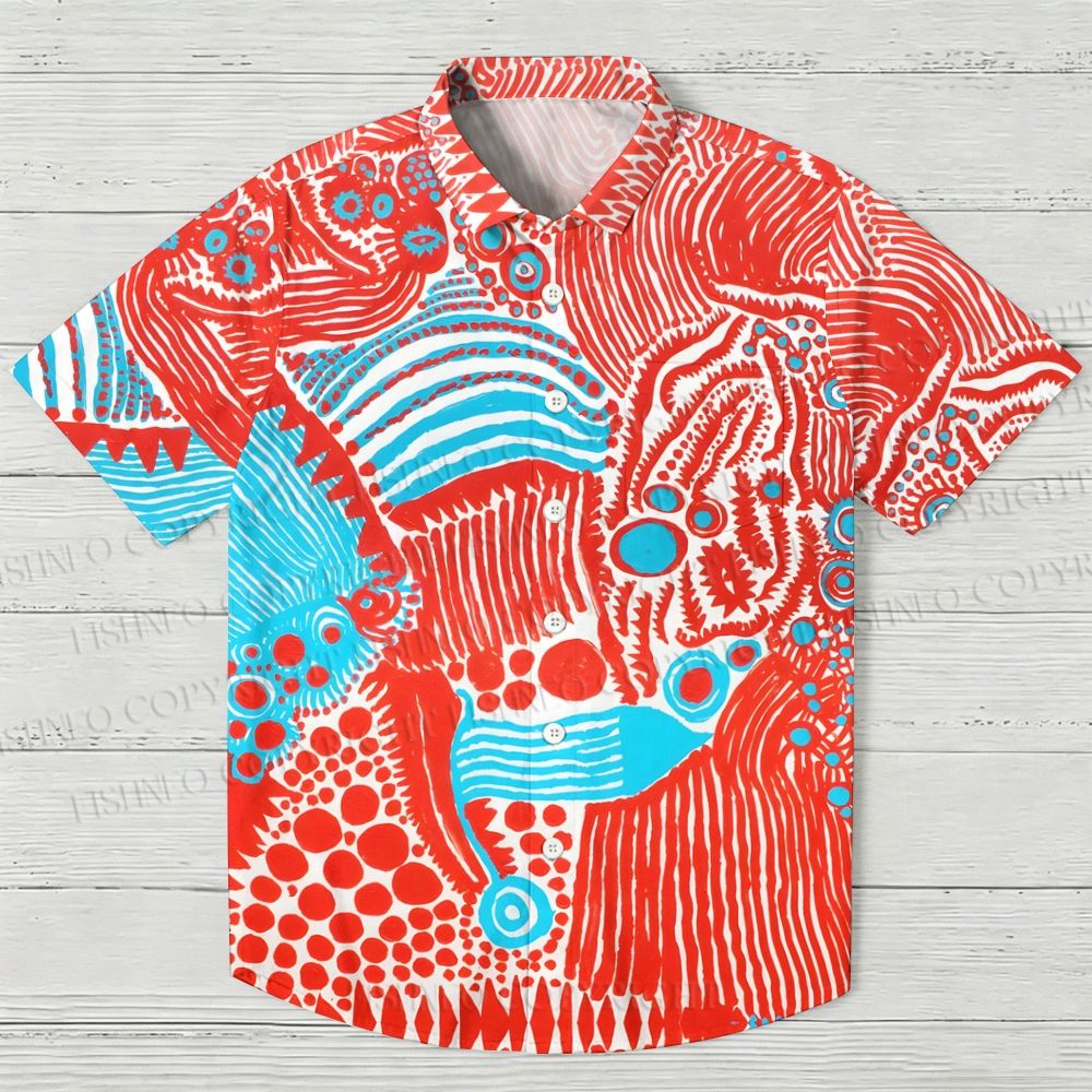Yayoi Kusama A Sensation Of The Daybreak Hawaiian Shirt