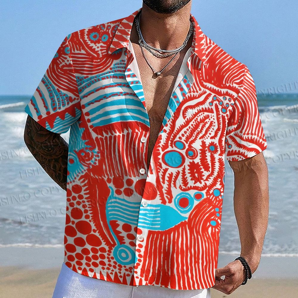 Yayoi Kusama A Sensation Of The Daybreak Hawaiian Shirt