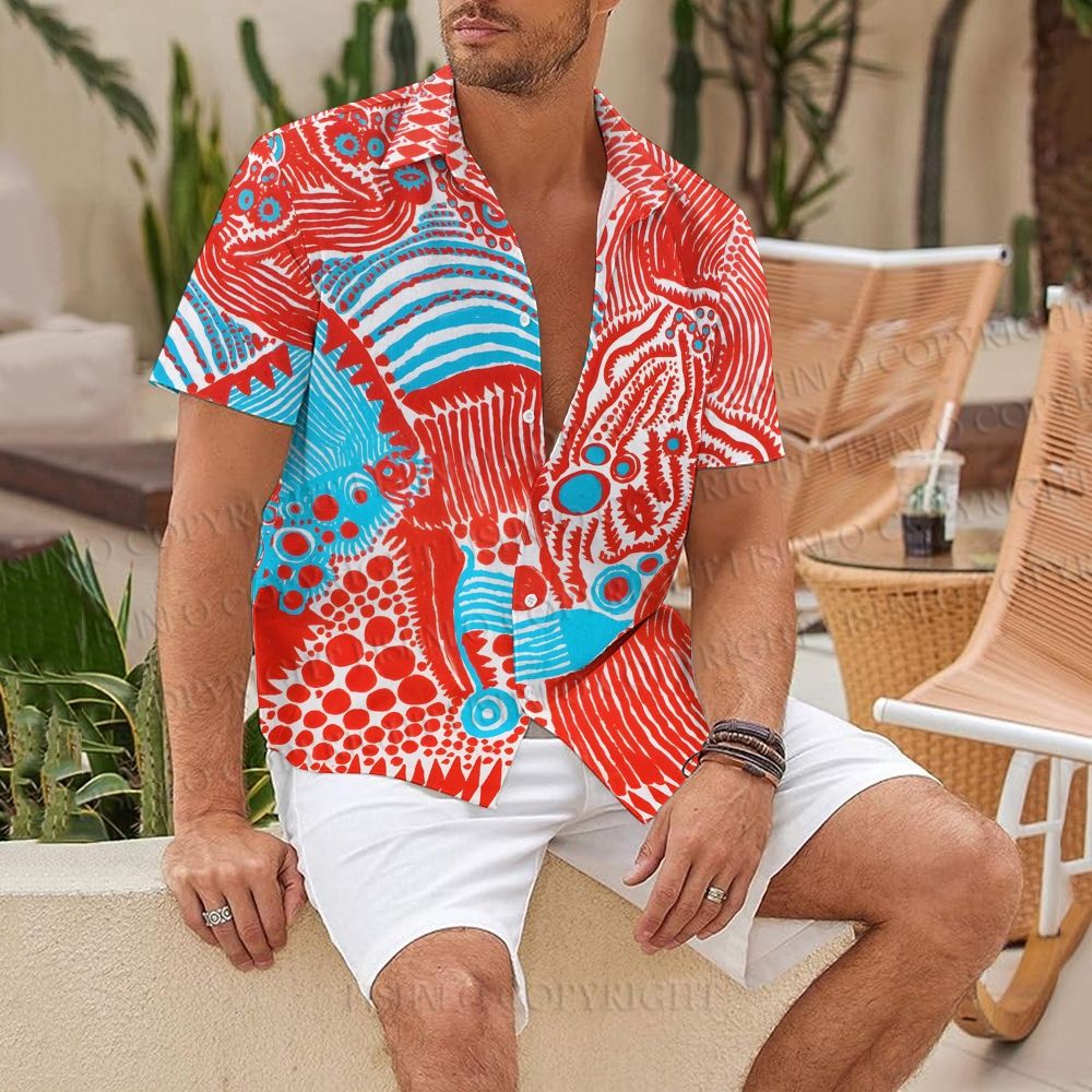 Yayoi Kusama A Sensation Of The Daybreak Hawaiian Shirt