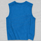 Unisex Blue Panther in Fire Printed Tank Top