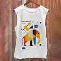 Unisex Bauhaus Elephant Casual Printed Tank Top