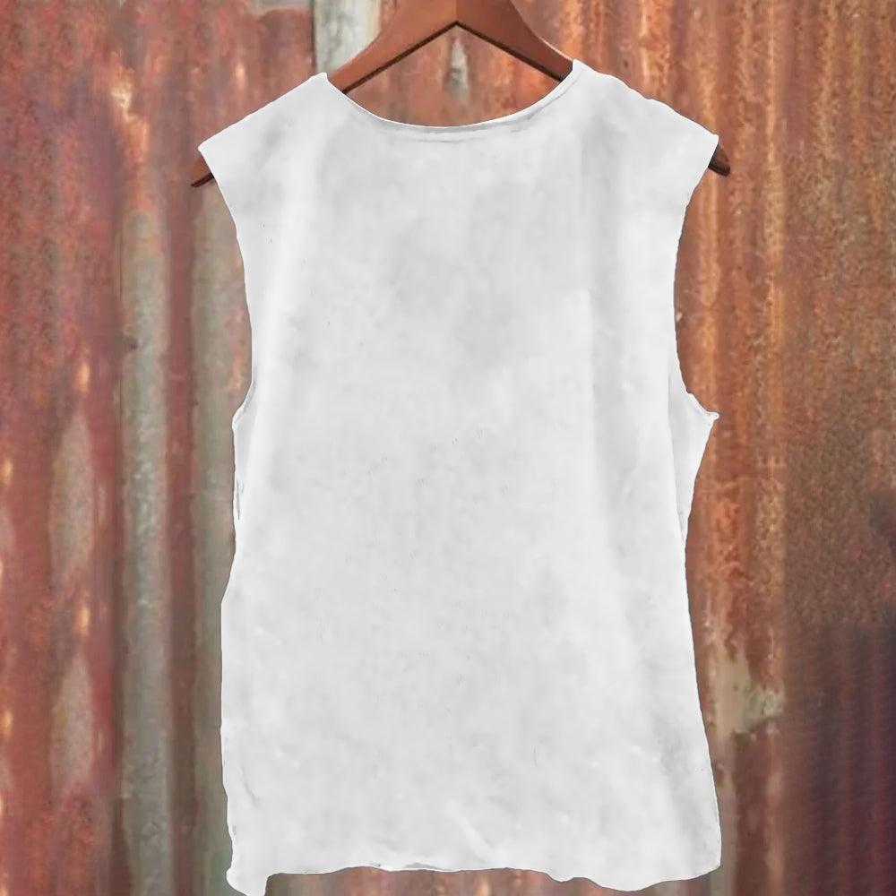 Unisex Bauhaus Bicycle Casual Printed Tank Top