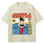 Unisex  Astro Boy Printed Washed Tee