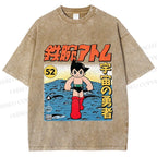 Unisex  Astro Boy Printed Washed Tee