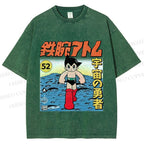 Unisex  Astro Boy Printed Washed Tee