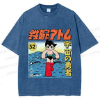 Unisex  Astro Boy Printed Washed Tee