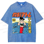 Unisex  Astro Boy Printed Washed Tee