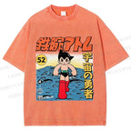 Unisex  Astro Boy Printed Washed Tee
