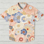 Japanese Floral Printed Hawaiian Shirt