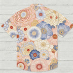 Japanese Floral Printed Hawaiian Shirt