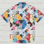 Mushroom Japanese Graphic Printed Hawaiian Shirt