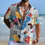 Mushroom Japanese Graphic Printed Hawaiian Shirt