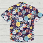 Mushroom Japanese Graphic Printed Hawaiian Shirt