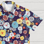 Mushroom Japanese Graphic Printed Hawaiian Shirt