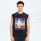 Unisex BOOOOOOOTY Printed Washed Tank Top