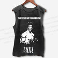 Unisex Rocky: There Is No Tomorrow Printed Washed Tank Top