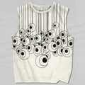 Unisex Eyeballs Hang Up Printed Tank Top