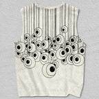 Unisex Eyeballs Hang Up Printed Tank Top