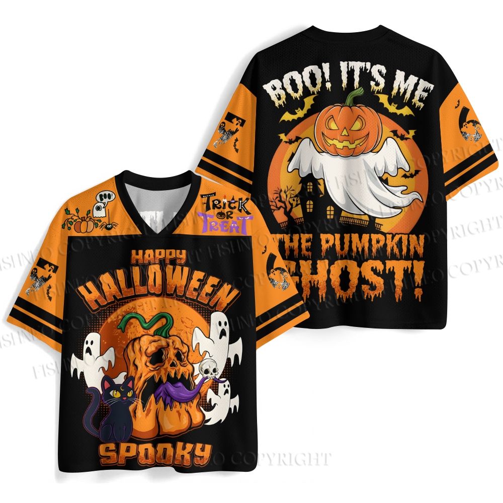Happy Halloween Spooky Jersey Shirts