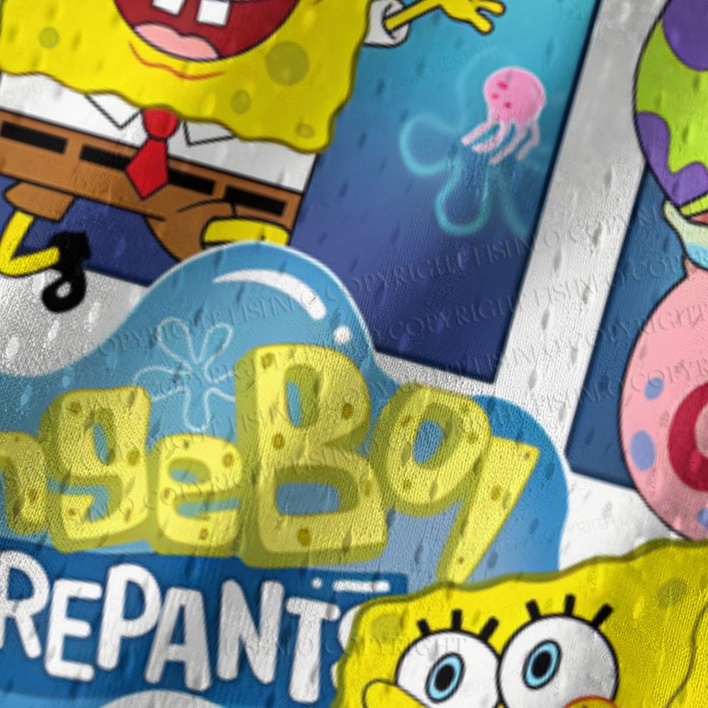 SpongeBob and Patrick Catch Jellyfish Jersey Tank