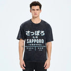 Sapporo Station Vintage Washed T-shirt