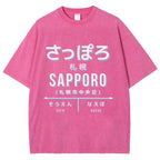 Sapporo Station Vintage Washed T-shirt