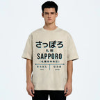 Sapporo Station Vintage Washed T-shirt