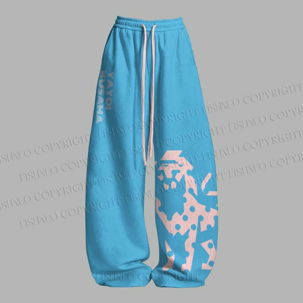 Yayoi Kusama Lion Printed Top & Elasticated Trousers Two-Piece Set
