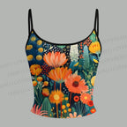 Yayoi Kusama Flower Printed Top & Elasticated Trousers Two-Piece Set