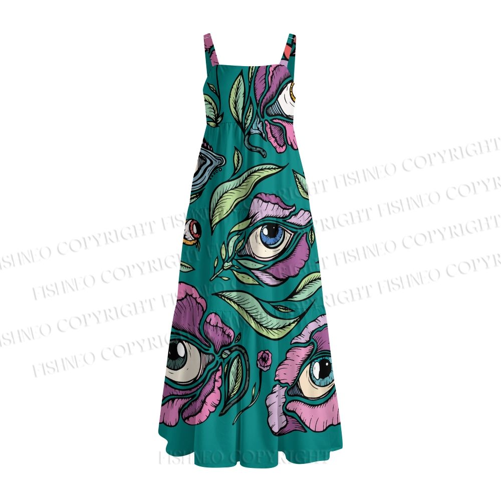 Mystic Eye Floral Maxi Dresses