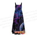 Cosmic Galaxy Planet Space Maxi Dresses