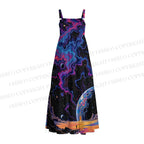 Cosmic Galaxy Planet Space Maxi Dresses