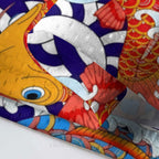 Koi Fish in Wave Japanese Jersey Shirts