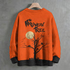 Halloween Tree Crew Neck Sweater