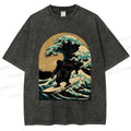 Bigfoot Surfing Washed T-Shirt
