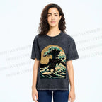 Bigfoot Surfing Washed T-Shirt